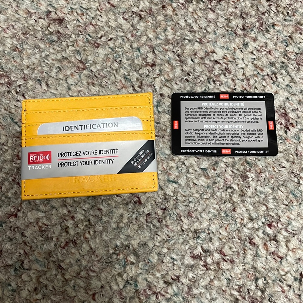New rfid blocker wallet insert